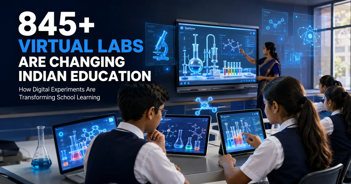 845+ Virtual Labs: How Digital Experiments Are Changing Indian School Education