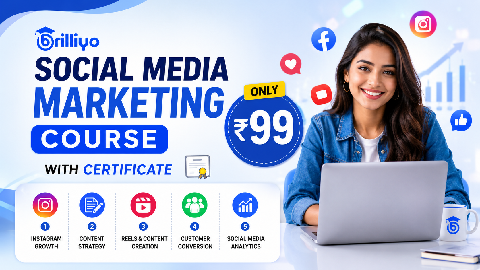 Social Media Marketing Crash Course course thumbnail